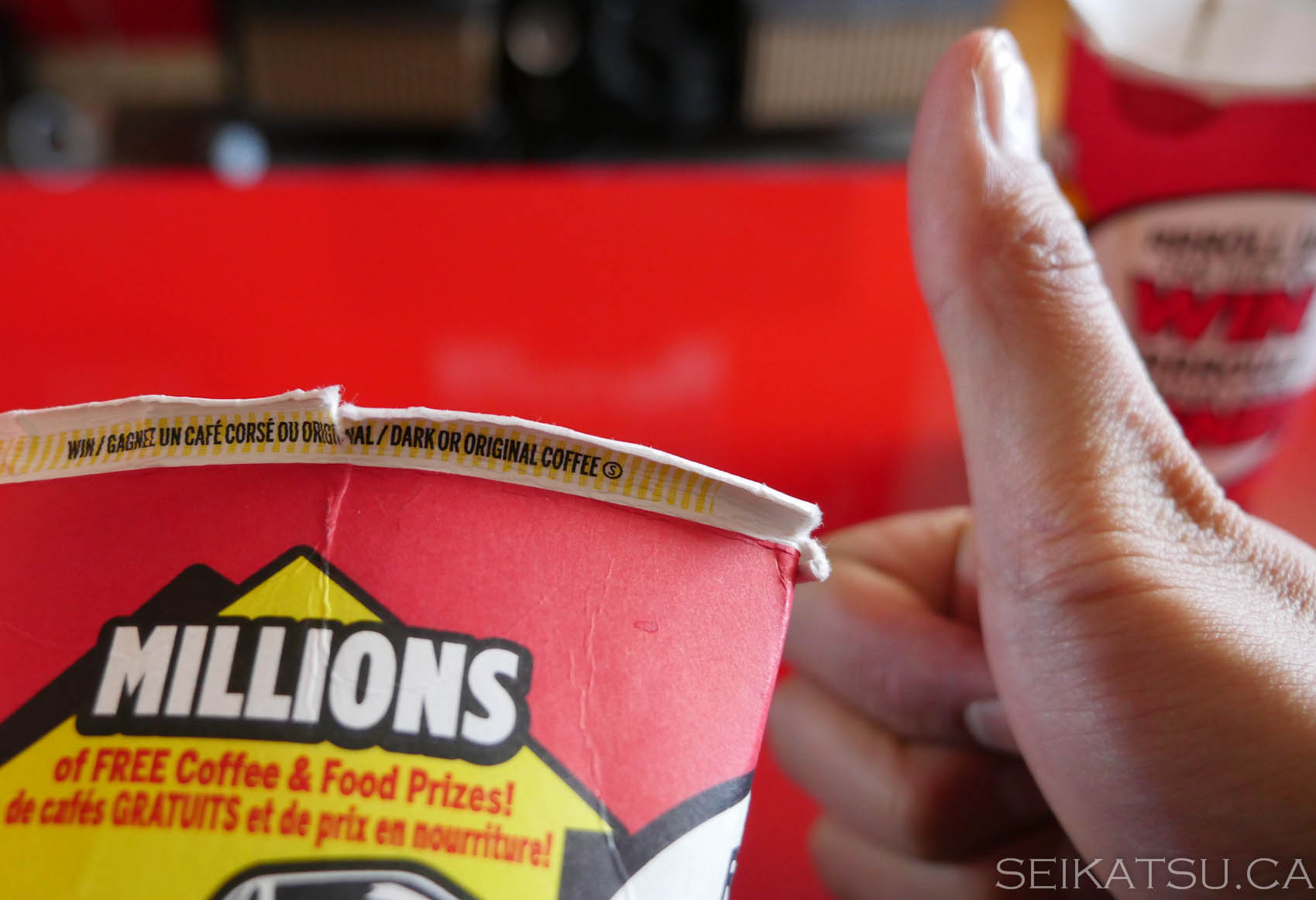 How To "Roll Up The Rim To Win" At Tim Hortons! Canadian Lifestyle